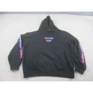 VVM Hoodie Mens Large Black‎ Pullover Graphic 8.6.96 Barcode Fanjoy Sleeve Print